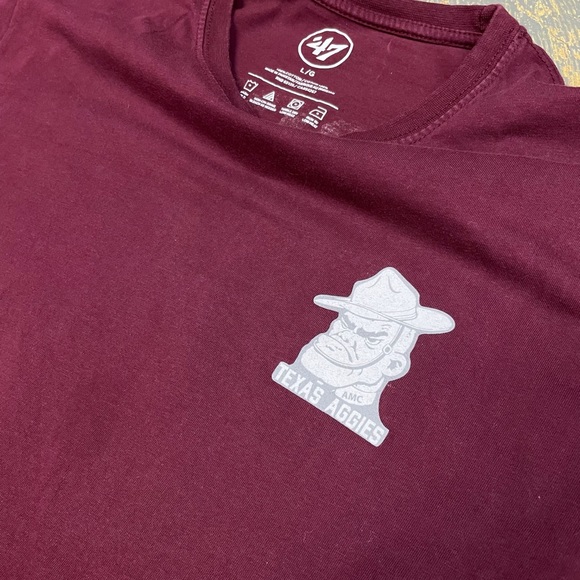 Texas A&M Retro Shirt Medium NCAA Aggies Maroon Flag ‘47 Football SEC - Picture 8 of 8